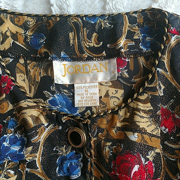 Vintage Jordan Jewel Print Top - Picture 5 of 8